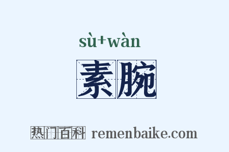 素腕是什么意思的图片